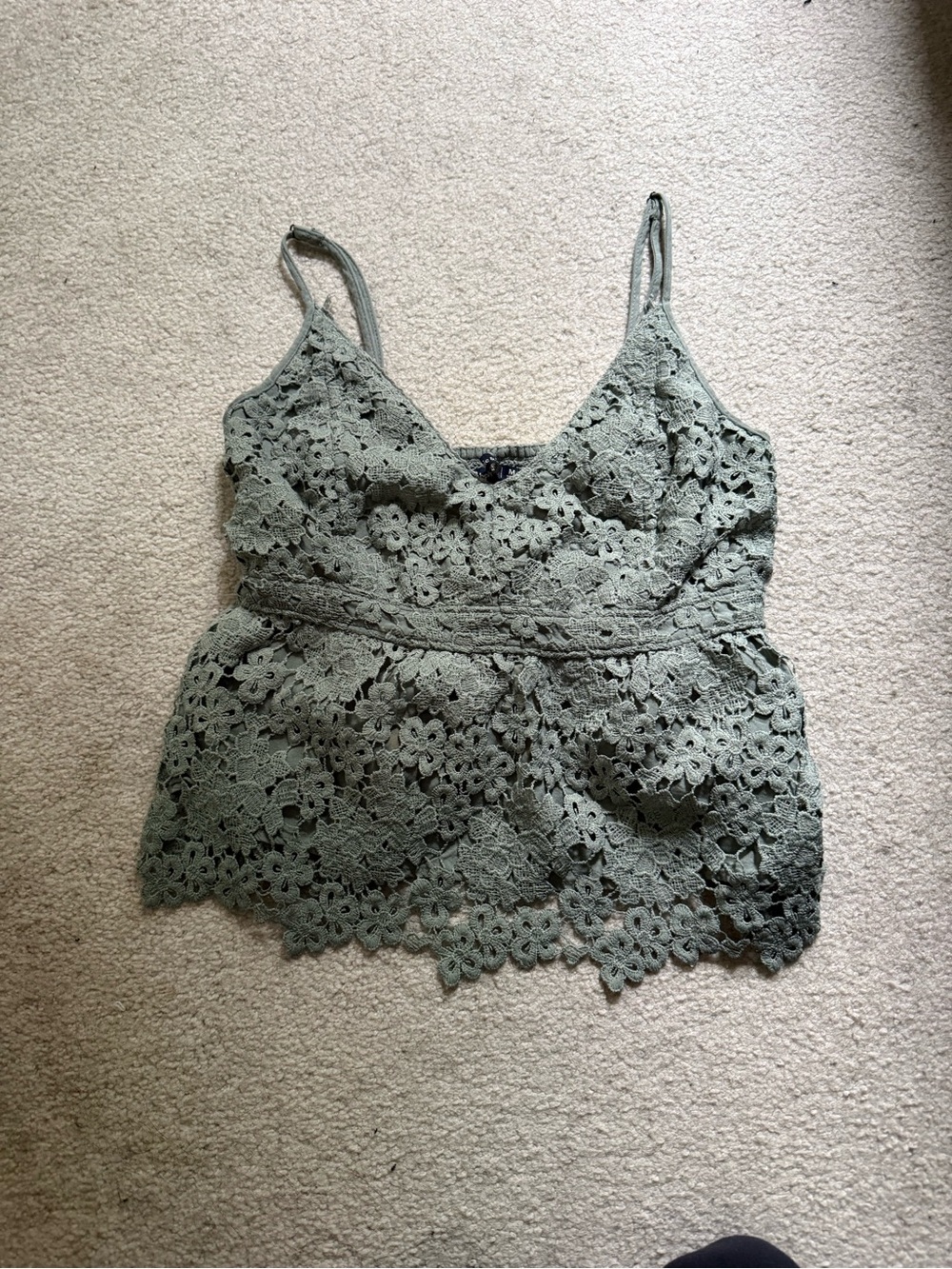 Abercrombie Lace Floral Tank